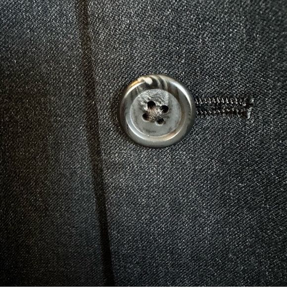 Jos A Bank Wool Cashmere Charcoal Gray 2 Button Sports Coat Blazer 44R - Picture 4 of 11